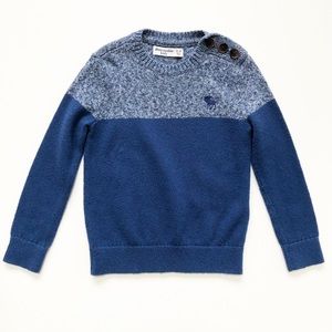 Abercrombie Kids Boys Blue Textured Sweater Size 5/6